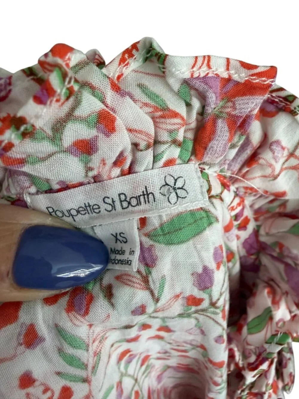 POUPETTE ST. BARTH floral Drop Waist Dress Size XS